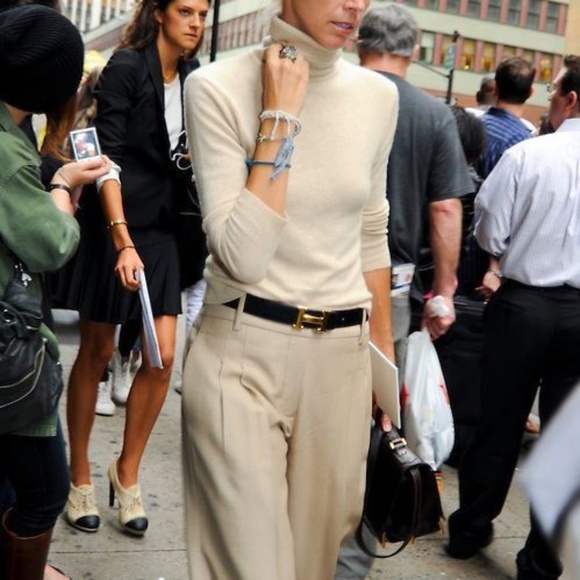 Retail $1990 Loro Piana Beige Turtleneck IT 38 100% Cashmere - Picture 9 of 9